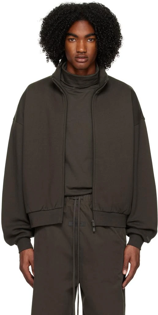商品Essentials|Gray Full Zip Jacket,价格¥1691,第1张图片