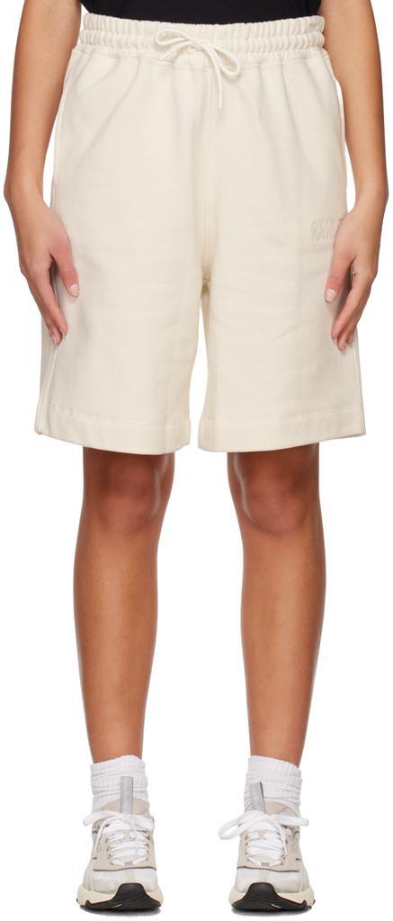 商品Ganni|Off-White Software Drawstring Shorts,价格¥909,第1张图片