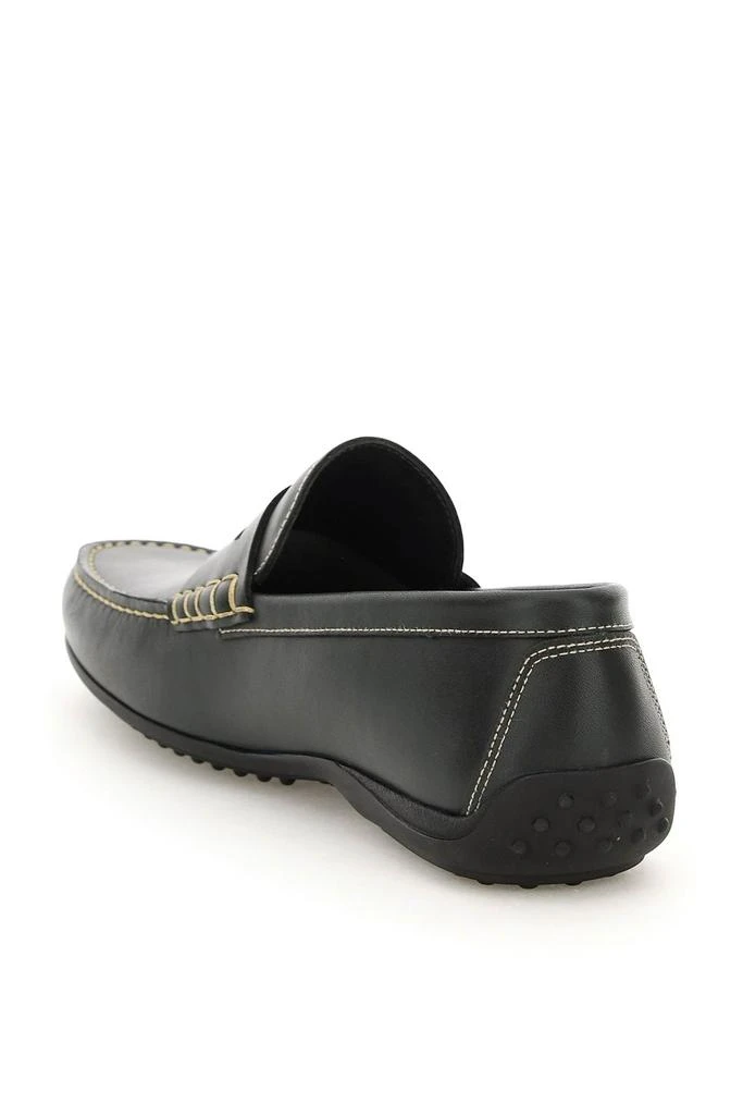 商品Paraboot|Paraboot Leather Cabrio Penny Loafers,价格¥848,第3张图片详细描述