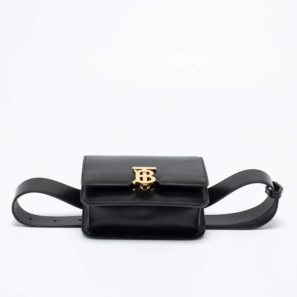 Burberry Black Leather TB Bum Bag 商品