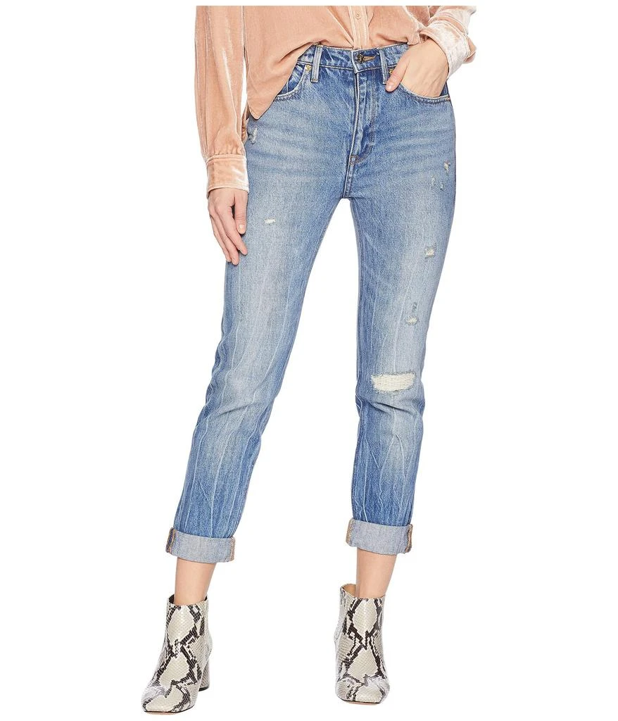 商品Juicy Couture|Denim Rip and Repair Girlfriend Jeans,价格¥334,第1张图片