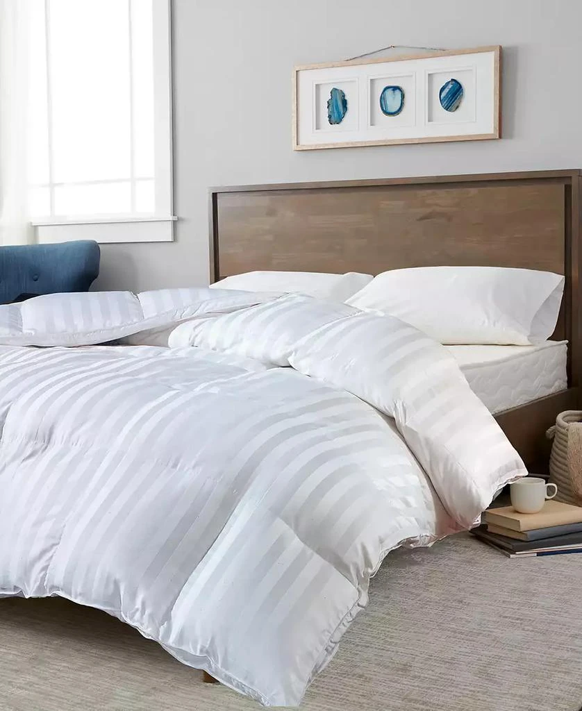 商品Blue Ridge|Duraloft® Down Alternative 500 Thread Count Damask Stripe Comforter,价格¥1082,第1张图片