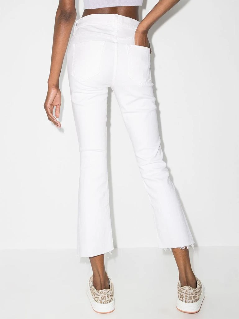 商品MOTHER|DENIM BOOTCUT CROPPED JEANS,价格¥1884,第3张图片详细描述