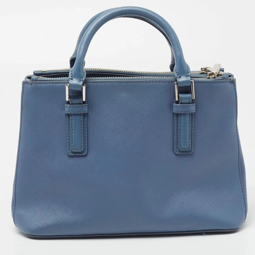 商品[二手商品] Tory Burch|Tory Burch Blue Leather Mini Robinson Double Zip Tote,价格¥921,第4张图片详细描述