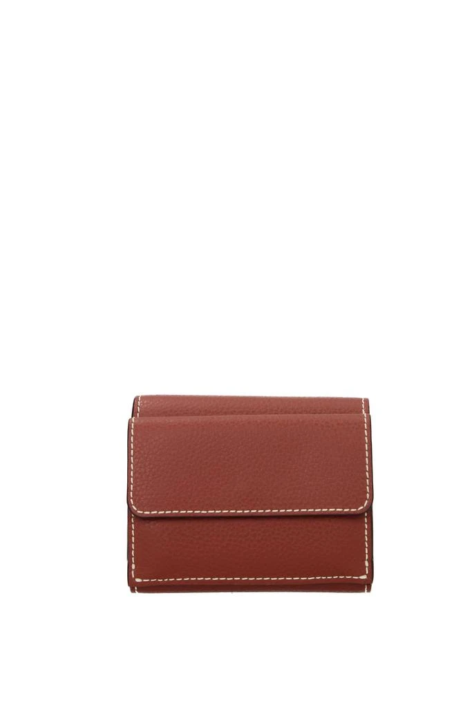 商品Chloé|Wallets Leather Brown Sepia,价格¥2148,第2张图片详细描述