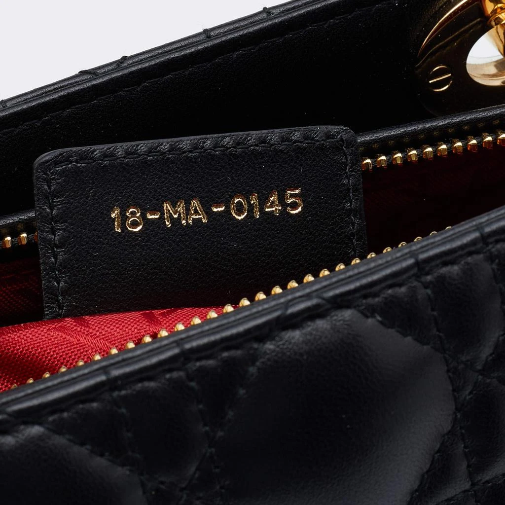 Dior Black Cannage Leather Large Lady Dior Tote 商品