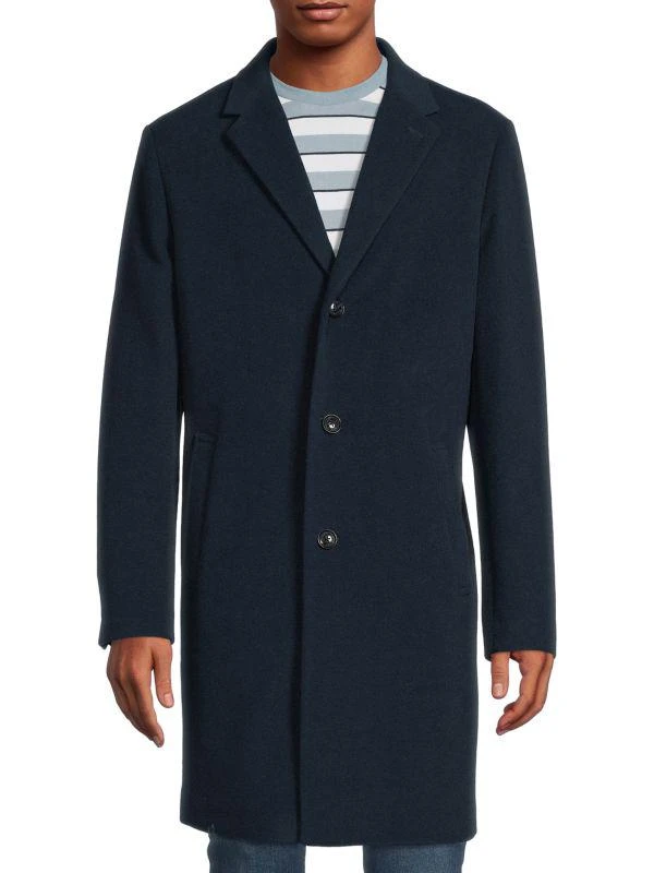 商品Tommy Hilfiger|Addison Wool Blend Single Breasted Coat,价格¥1284,第1张图片