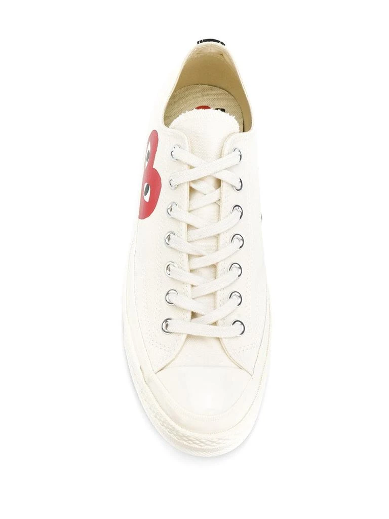 商品Comme des Garcons|COMME DES GARCONS PLAY X CONVERSE CHUCK TAYLOR LOW TOP SNEAKERS,价格¥663,第2张图片详细描述