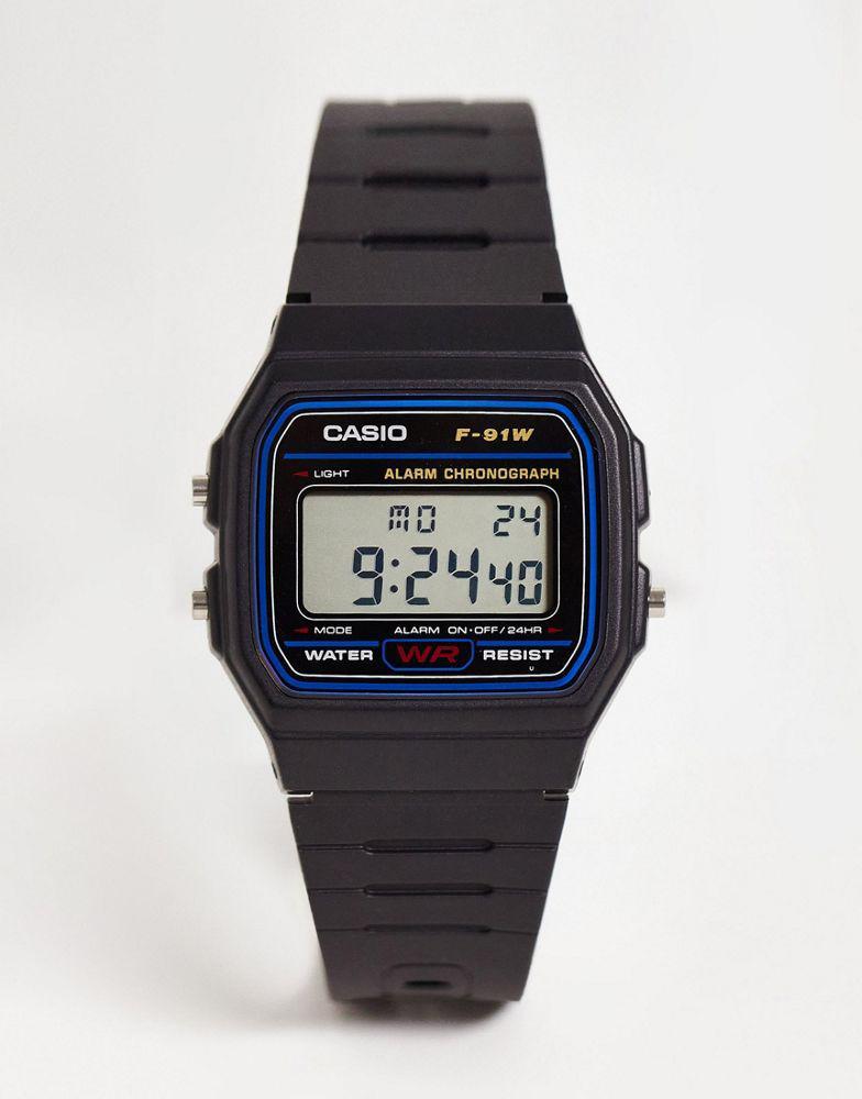 商品Casio|Casio F-91W-1XY classic digital watch,价格¥176,第1张图片