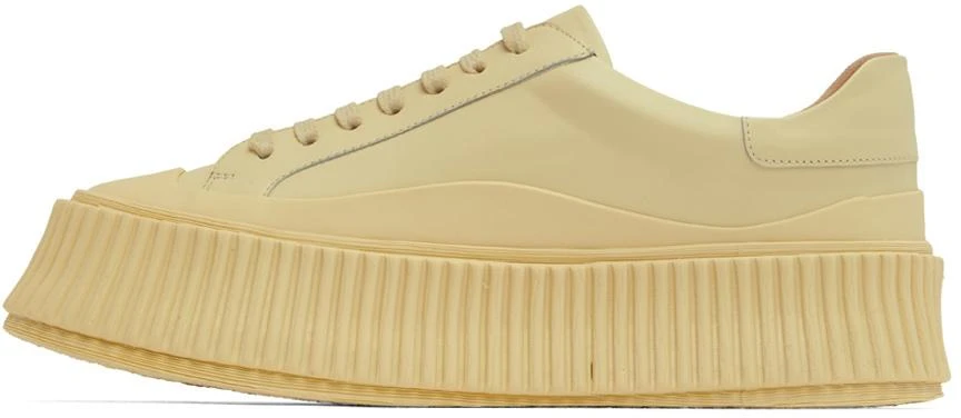 商品Jil Sander|Yellow Oversize Low-Top Sneakers,价格¥1460,第3张图片详细描述