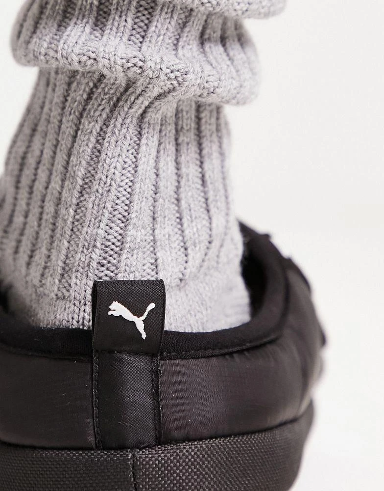 商品Puma|Puma Scuff slippers in black,价格¥277,第3张图片详细描述