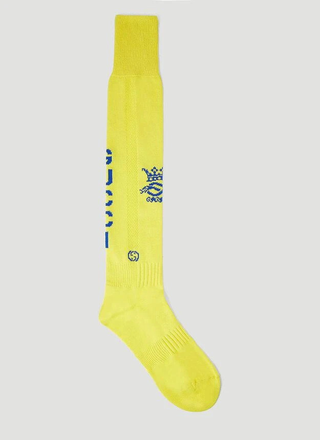 商品Gucci|Logo Sports Socks in Yellow,价格¥1442,第2张图片详细描述
