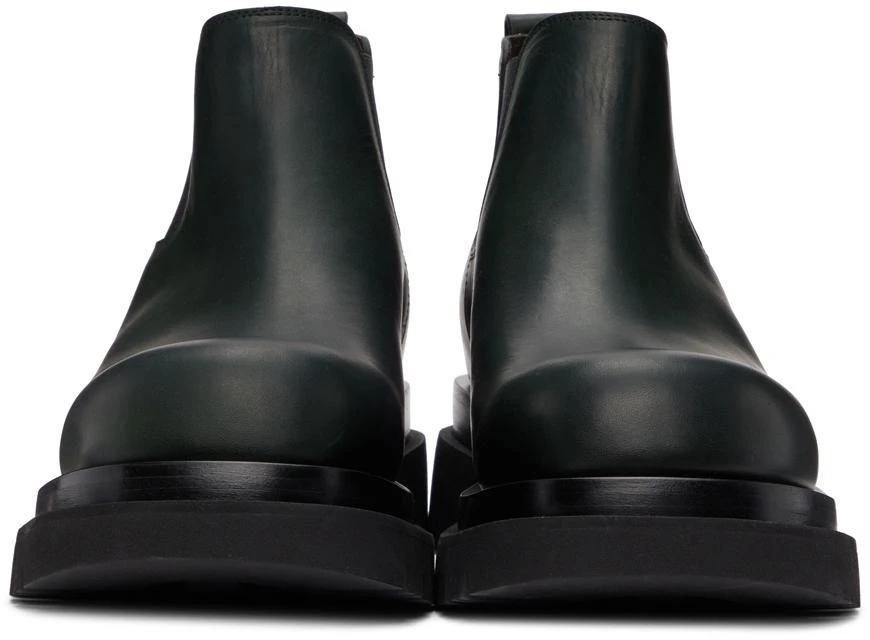 商品Bottega Veneta|Green Low 'The Lug' Chelsea Boots,价格¥10029,第2张图片详细描述