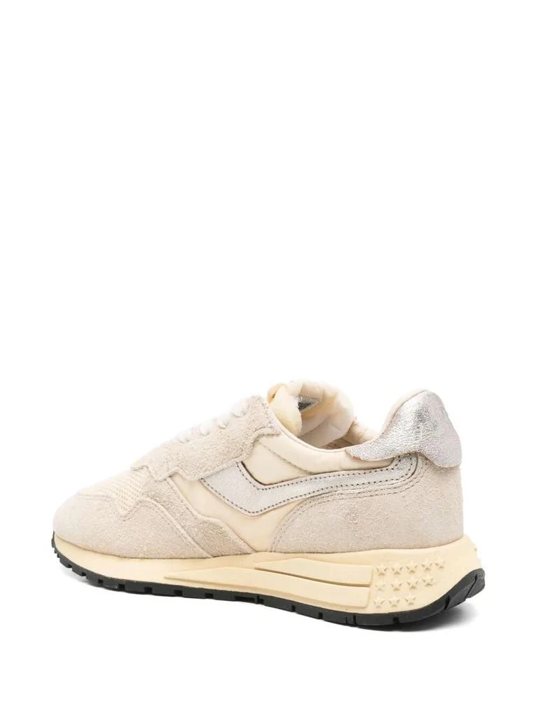 商品Autry|REELWIND LOW SNEAKERS IN NYLON SUEDE AND LEATHER COLOR ECRU AND PLATINUM,价格¥1599,第3张图片详细描述