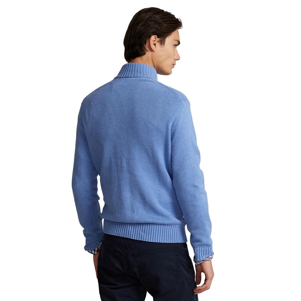 Cotton Quarter-zip Sweater商品第4张图片规格展示