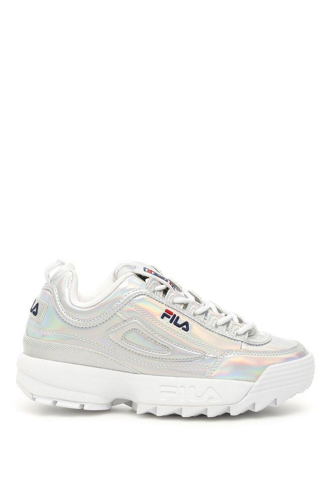 商品Fila|Fila Metallic Disruptor Sneakers,价格¥504,第1张图片