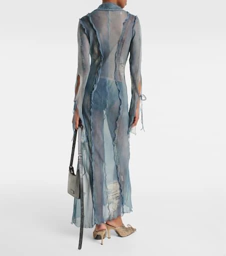 商品Acne Studios|Printed sheer midi dress,价格¥8726,第3张图片详细描述