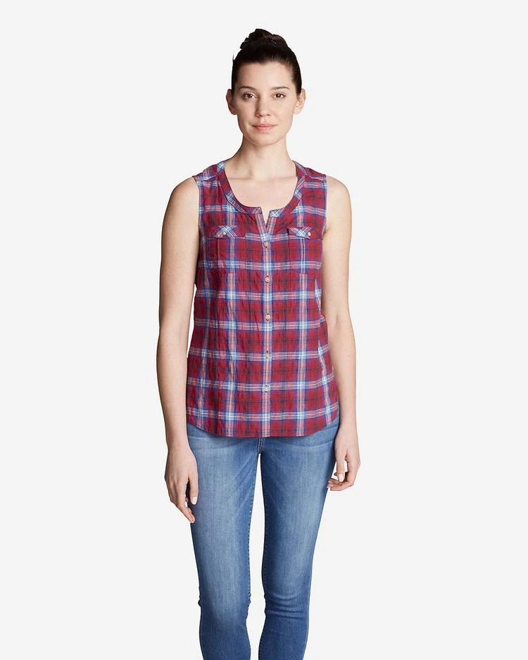 商品Eddie Bauer|Women&#39;s Packable Sleeveless Shirt,价格¥179,第2张图片详细描述