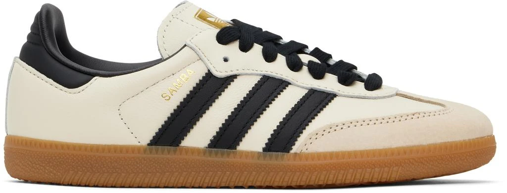 商品Adidas|Off-White & Black Samba OG Sneakers,价格¥783,第1张图片