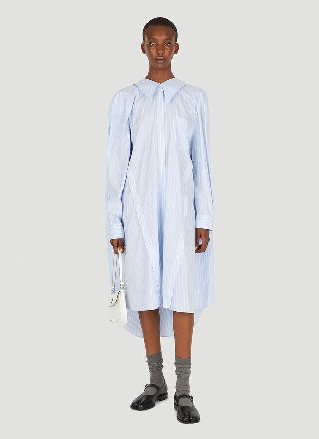 商品Simone Rocha|Four Sleeve Shirt Dress in Blue,价格¥2304,第4张图片详细描述