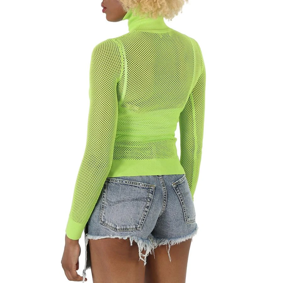 商品Balenciaga|Lime Mesh Knit Turtleneck Top,价格¥2070,第3张图片详细描述