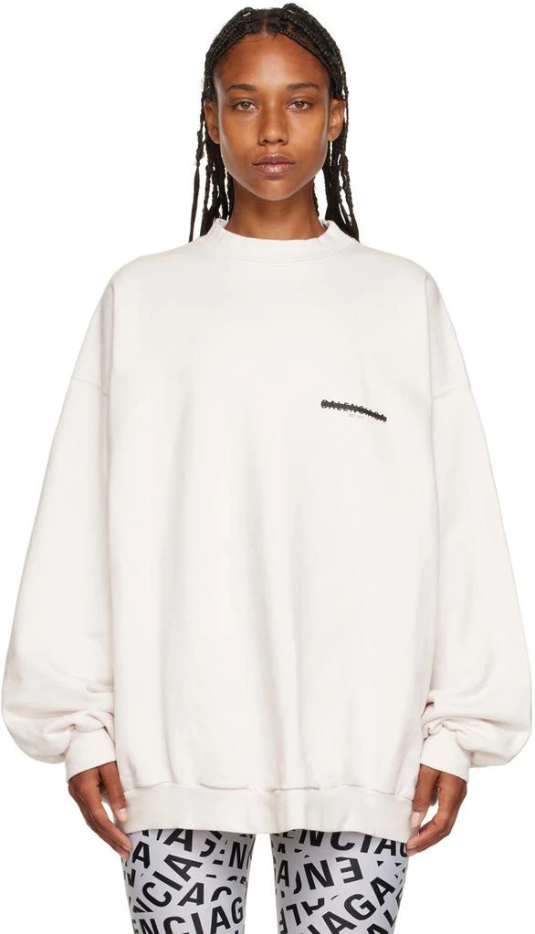 商品Balenciaga|Off-White Oversized Sweatshirt,价格¥4610,第1张图片