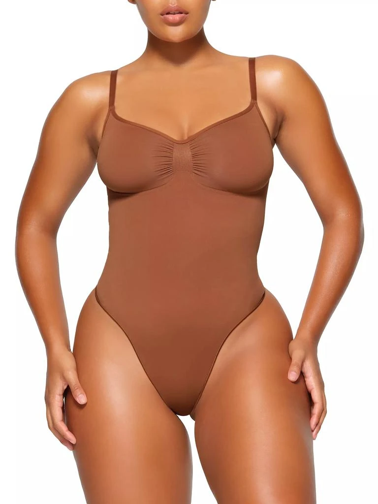 商品SKIMS|Seamless Sculpt Thong Bodysuit,价格¥264,第2张图片详细描述