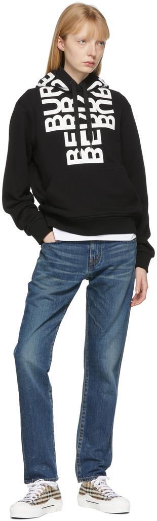 商品Burberry|Black Poulter Logo Hoodie,价格¥5793,第6张图片详细描述