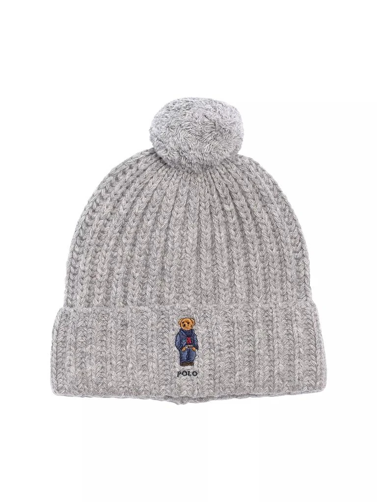 商品Ralph Lauren|Ribbed Wool-Blend Polo Bear Beanie,价格¥639,第1张图片