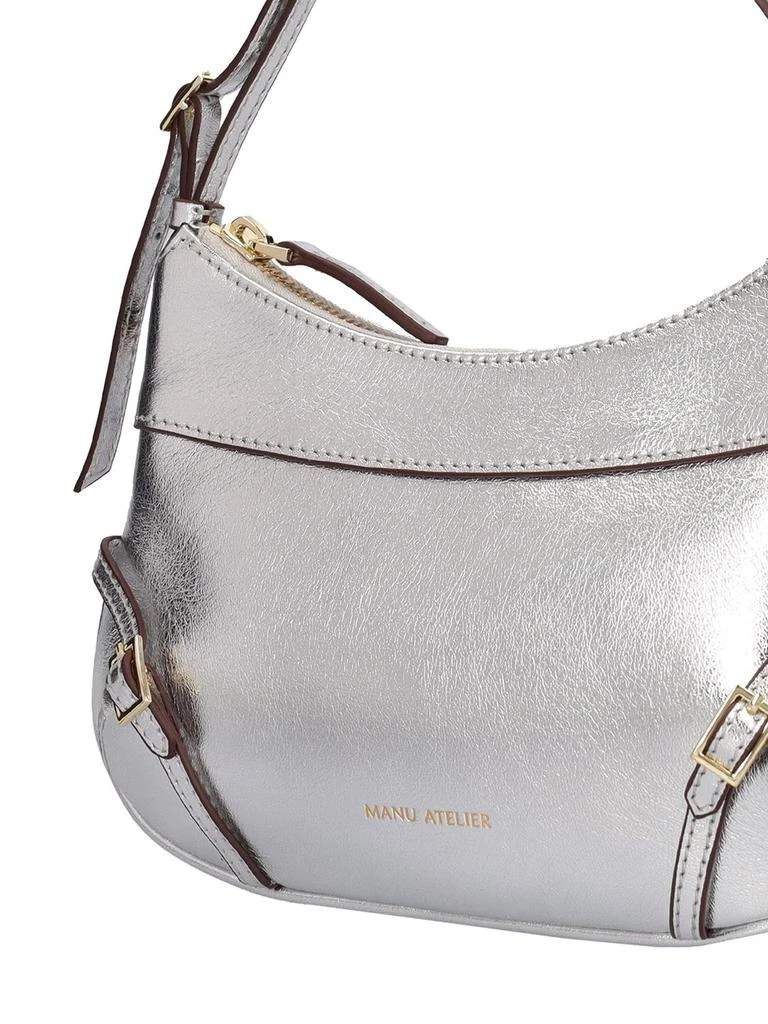 商品Manu Atelier|Hera Metallic Leather Shoulder Bag,价格¥3278,第3张图片详细描述