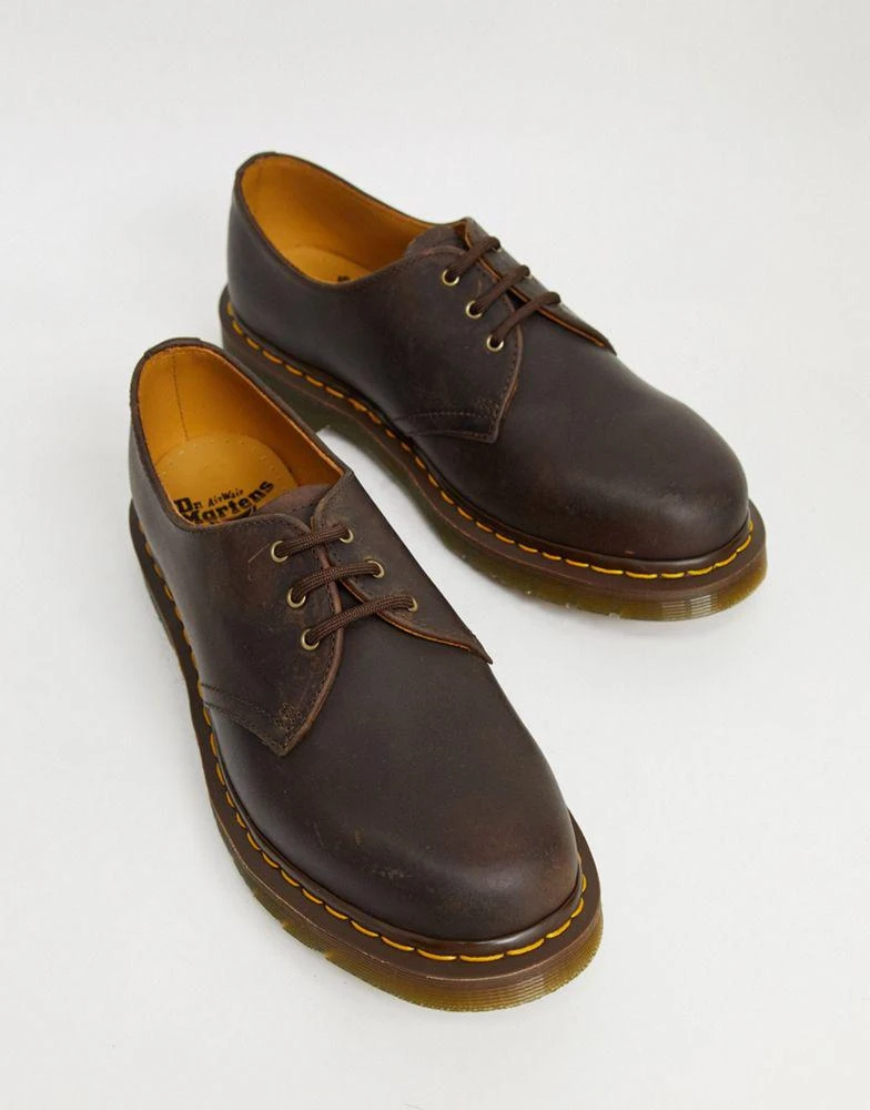 商品Dr. Martens|Dr Martens 1461 3 eye shoes in gaucho crazy,价格¥777,第2张图片详细描述