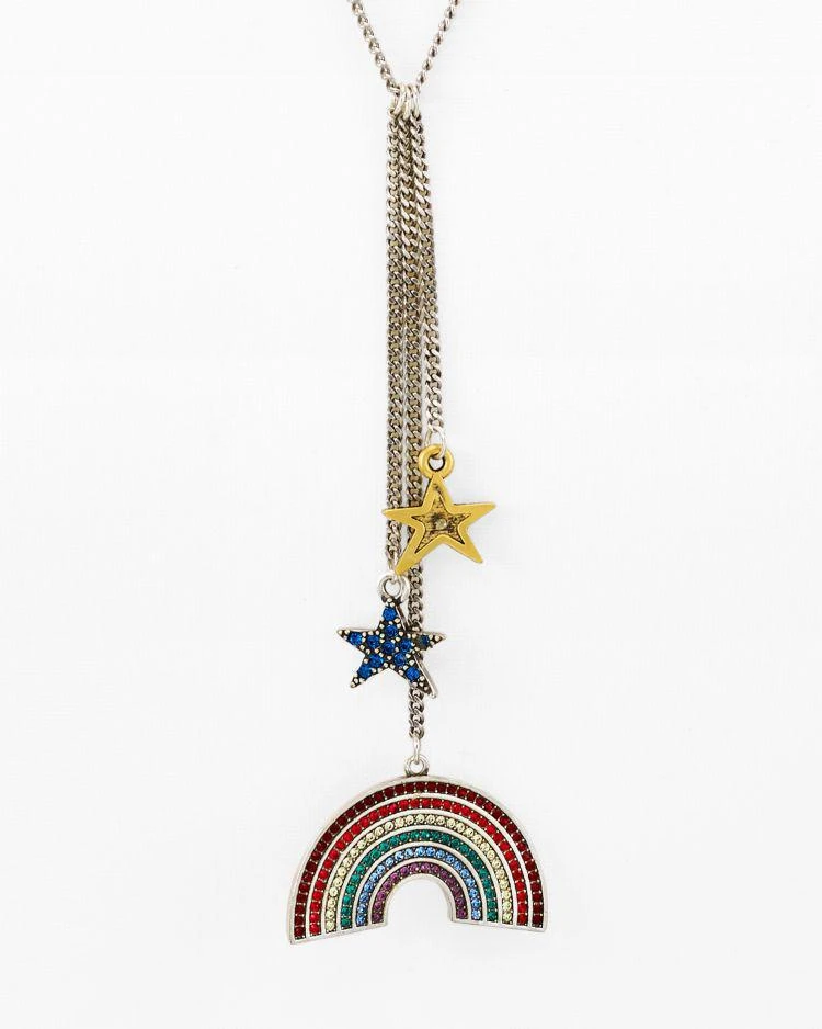 商品Marc Jacobs|Rainbow Star Y Necklace, 24" 彩虹星星项链,价格¥656,第2张图片详细描述