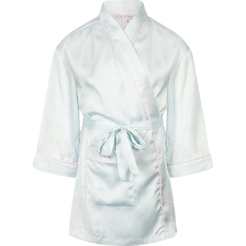 商品Angel's Face|Angels wings dressing gown with sleeping mask in light blue,价格¥786,第2张图片详细描述