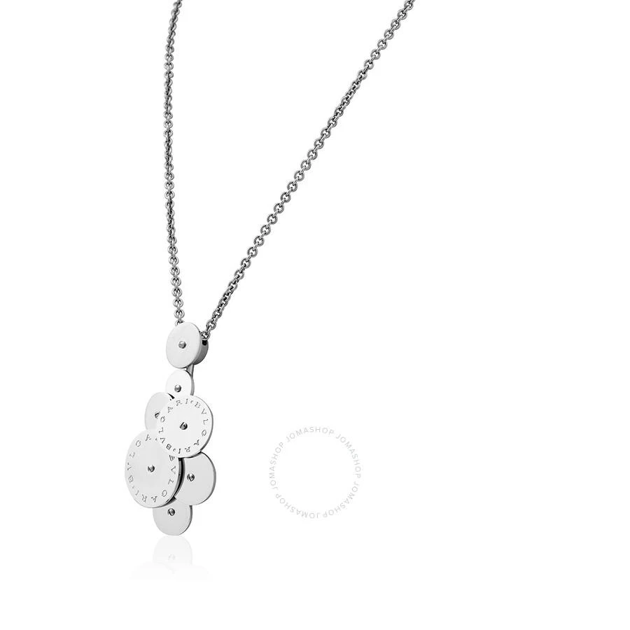 商品[二手商品] BVLGARI|Pre-owned Bvlgari Ladies Cicladi 18k White Gold Rotating Disc Pendant Chain Necklace,价格¥14998,第2张图片详细描述