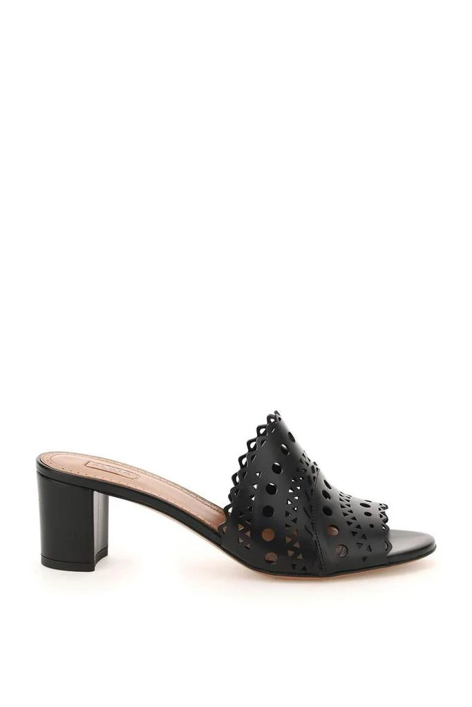 商品Alaïa|Alaia cut-out leather mules,价格¥4434,第1张图片