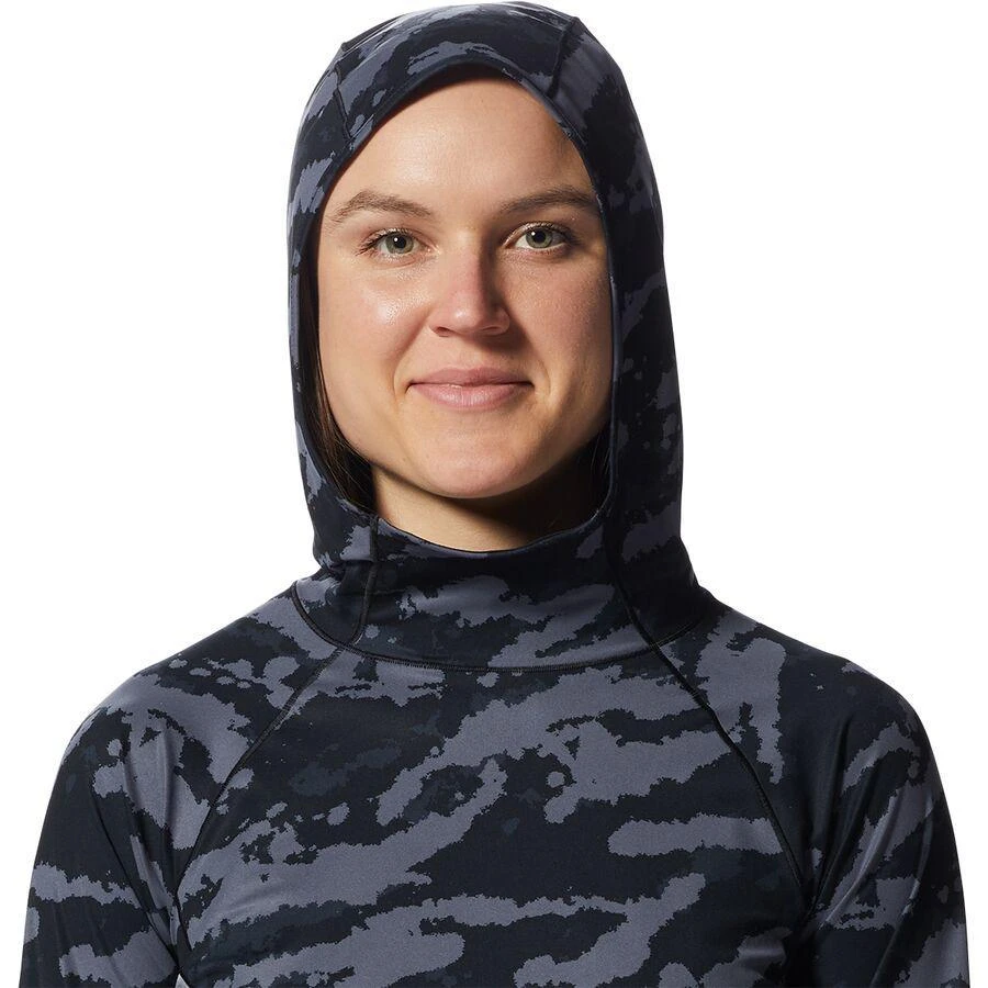 商品Mountain Hardwear|Mountain Stretch Long-Sleeve Hooded Top - Women's,价格¥253,第2张图片详细描述