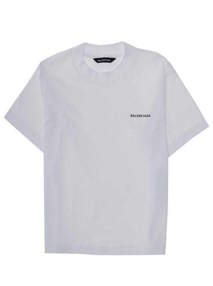 Balenciaga Kids Logo Printed Crewneck T-Shirt商品第1张图片规格展示