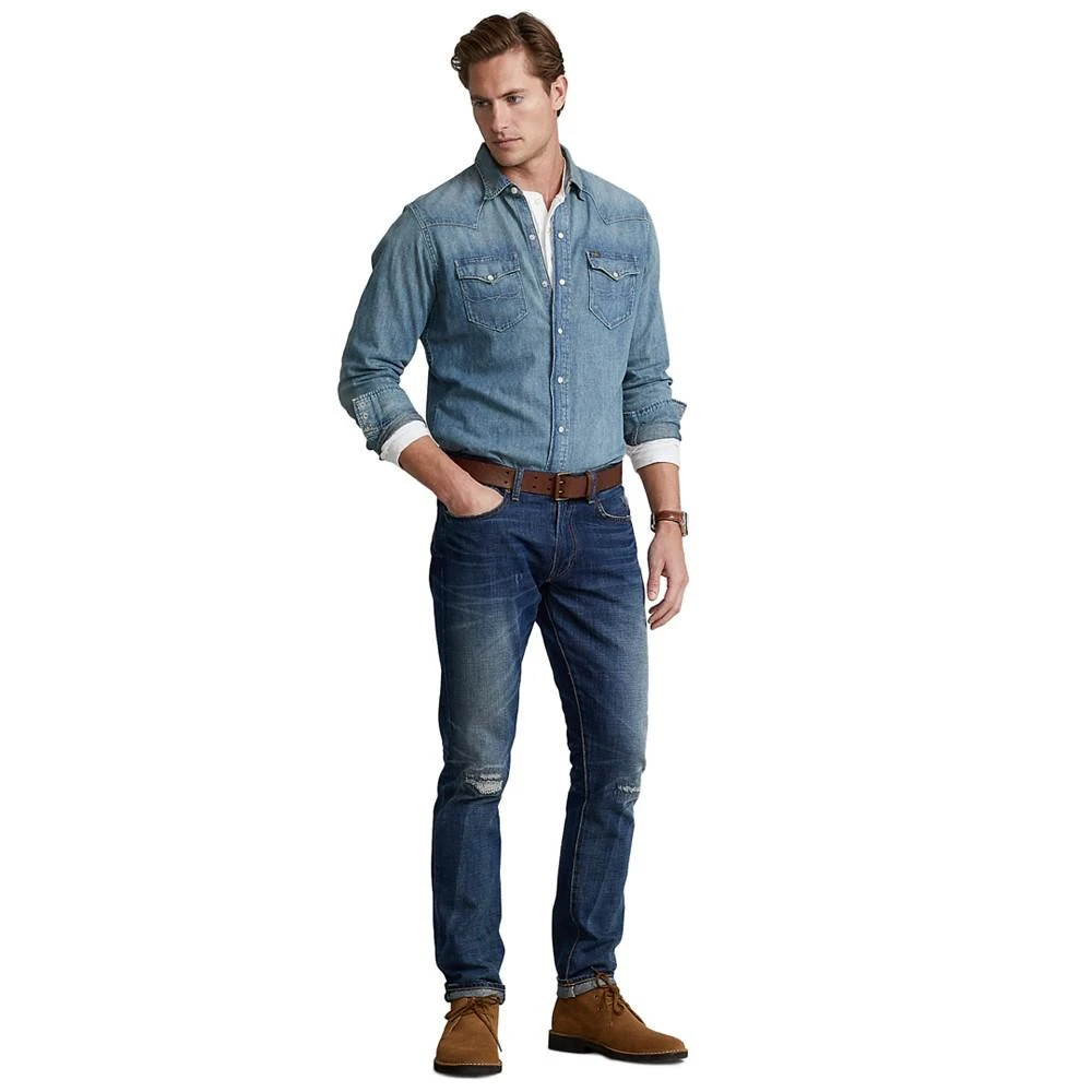 商品Ralph Lauren|Men's Classic-Fit Western Shirt,价格¥662,第3张图片详细描述