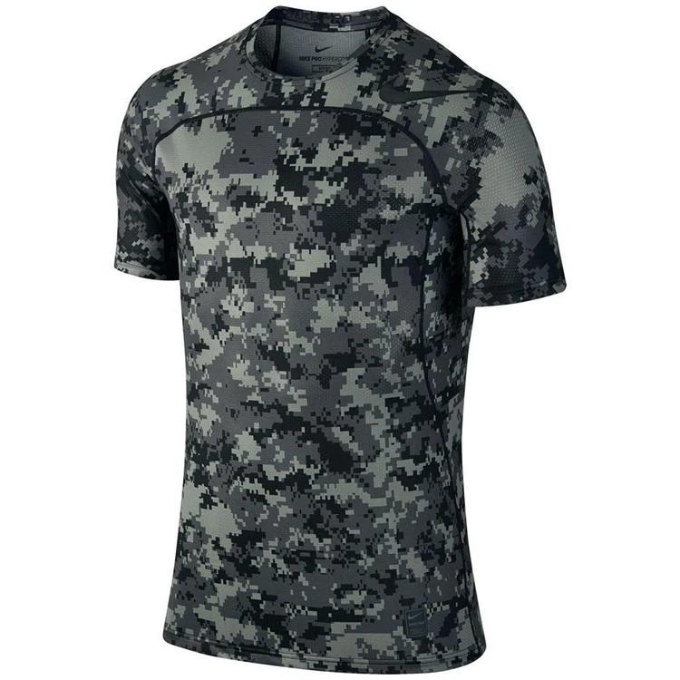 商品NIKE|Men's Pro Hypercool Camo-Print Compression Top,价格¥285,第1张图片