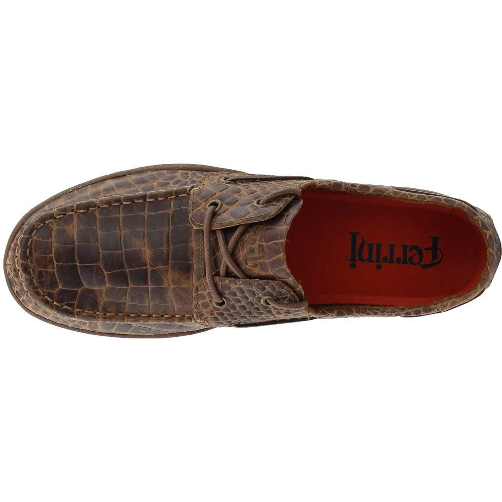 Print Crocodile Belly Boat Shoes 商品