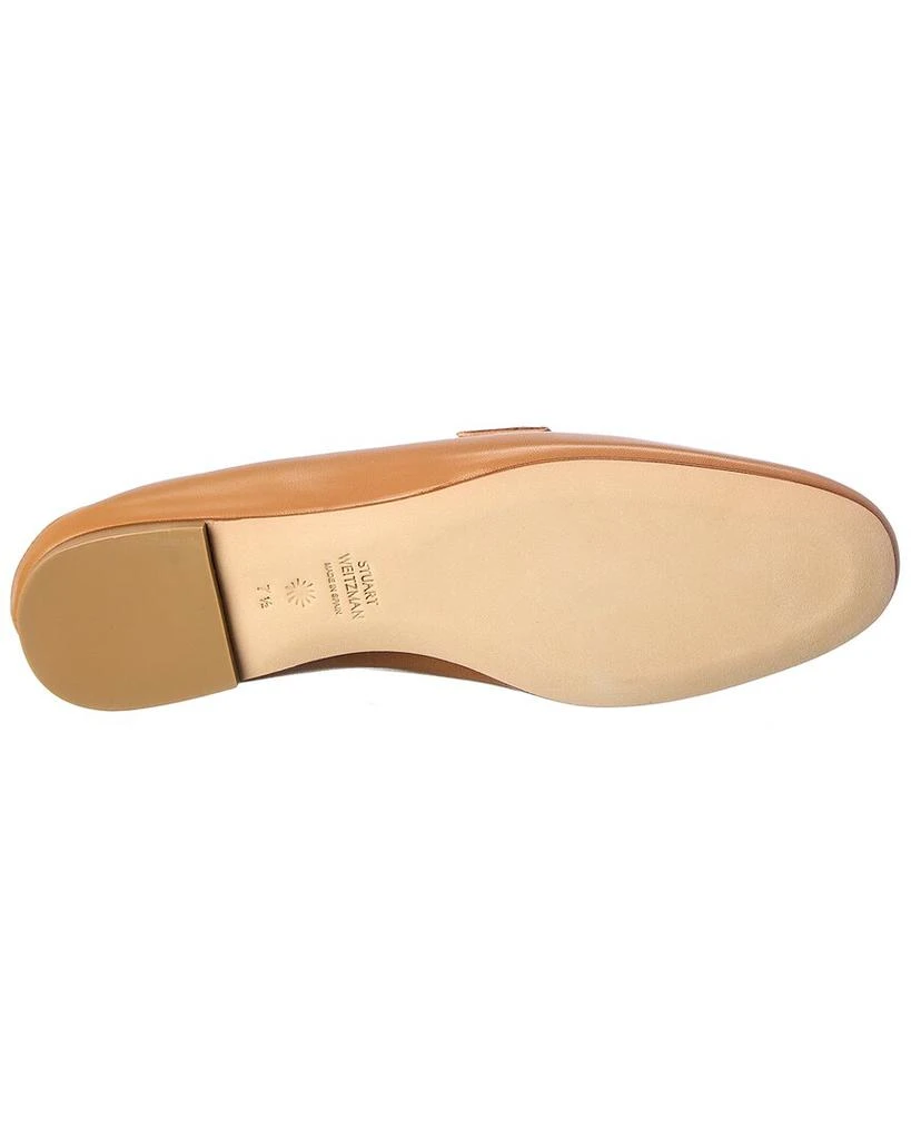 商品Stuart Weitzman|Stuart Weitzman Wylie Signature Leather Loafer,价格¥878,第4张图片详细描述