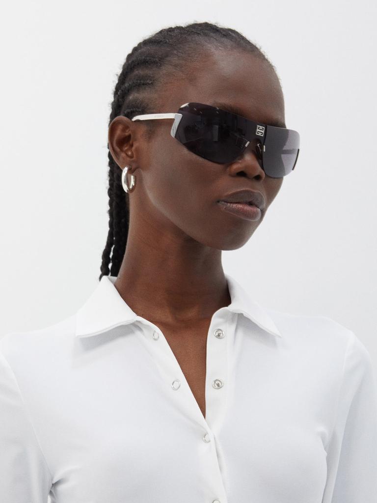 商品Givenchy|4G shield metal sunglasses,价格¥2727,第4张图片详细描述