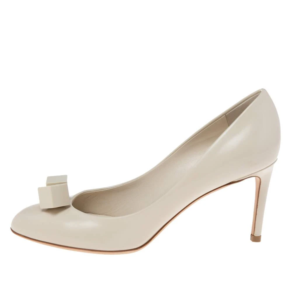 商品[二手商品] Louis Vuitton|Louis Vuitton Cream Leather Dice  Pumps Size 36.5,价格¥2290,第2张图片详细描述