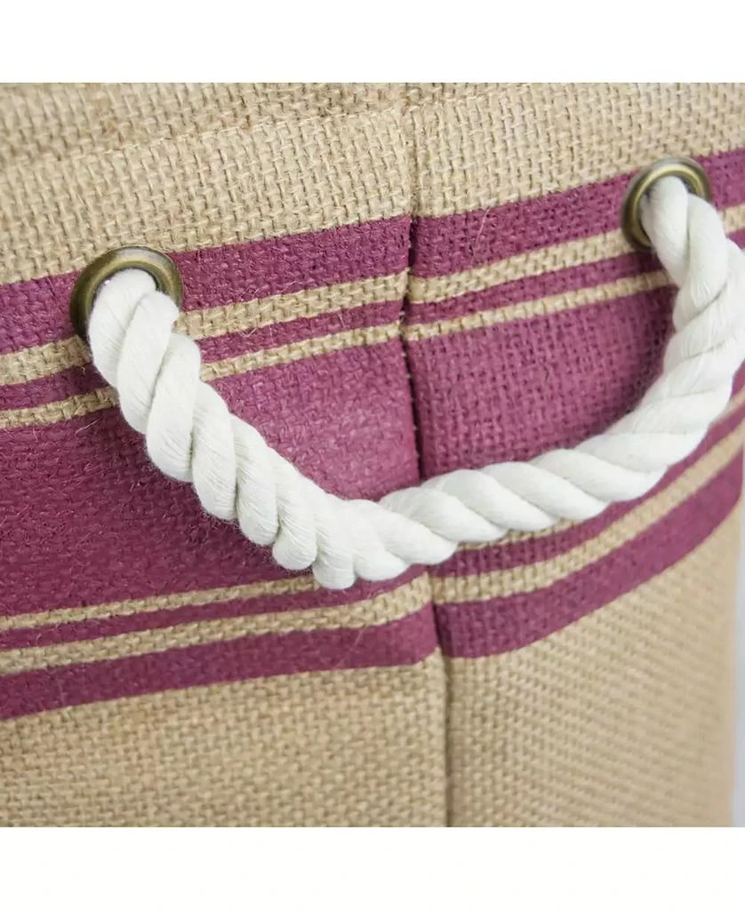 商品Design Imports|12" Round Burlap Storage Bin,价格¥163,第3张图片详细描述
