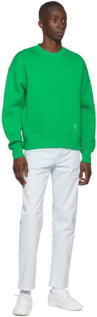 商品AMI|Green Cotton Sweatshirt,价格¥2313,第6张图片详细描述