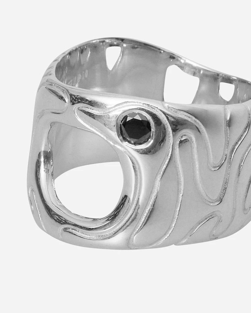 Black Sapphire Globe Ring Silver 商品