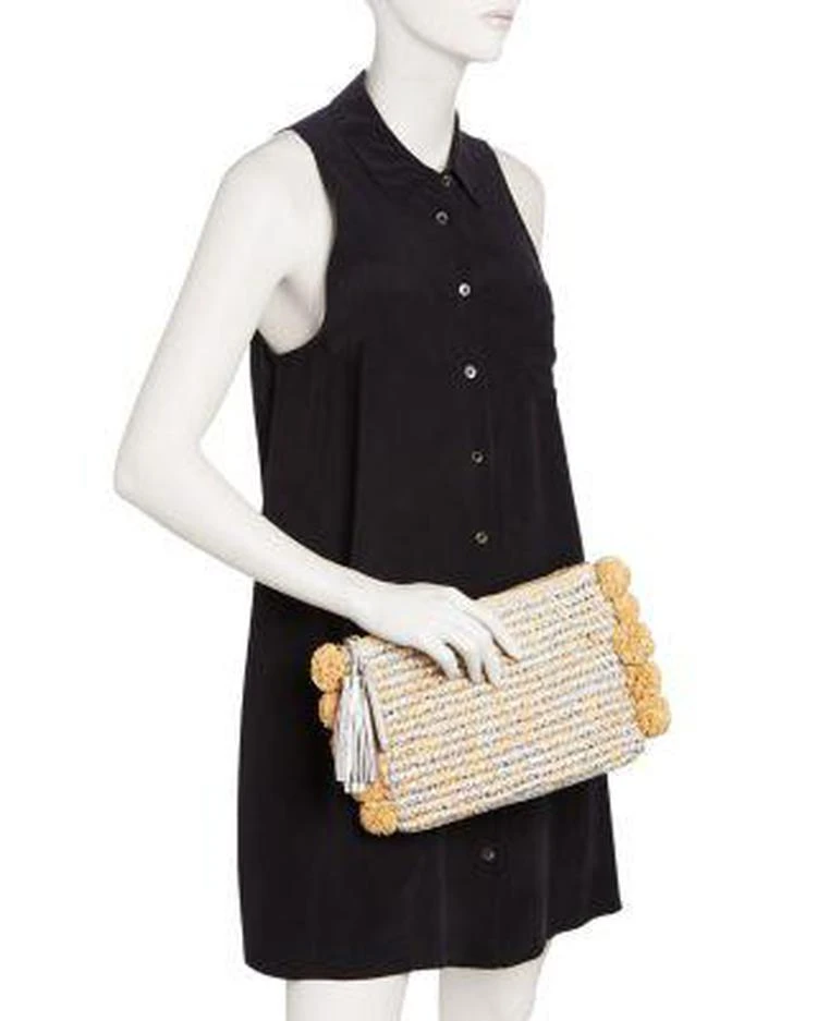 商品Loeffler Randall|Tassel Raffia Pouch - Exclusive ,价格¥930,第2张图片详细描述