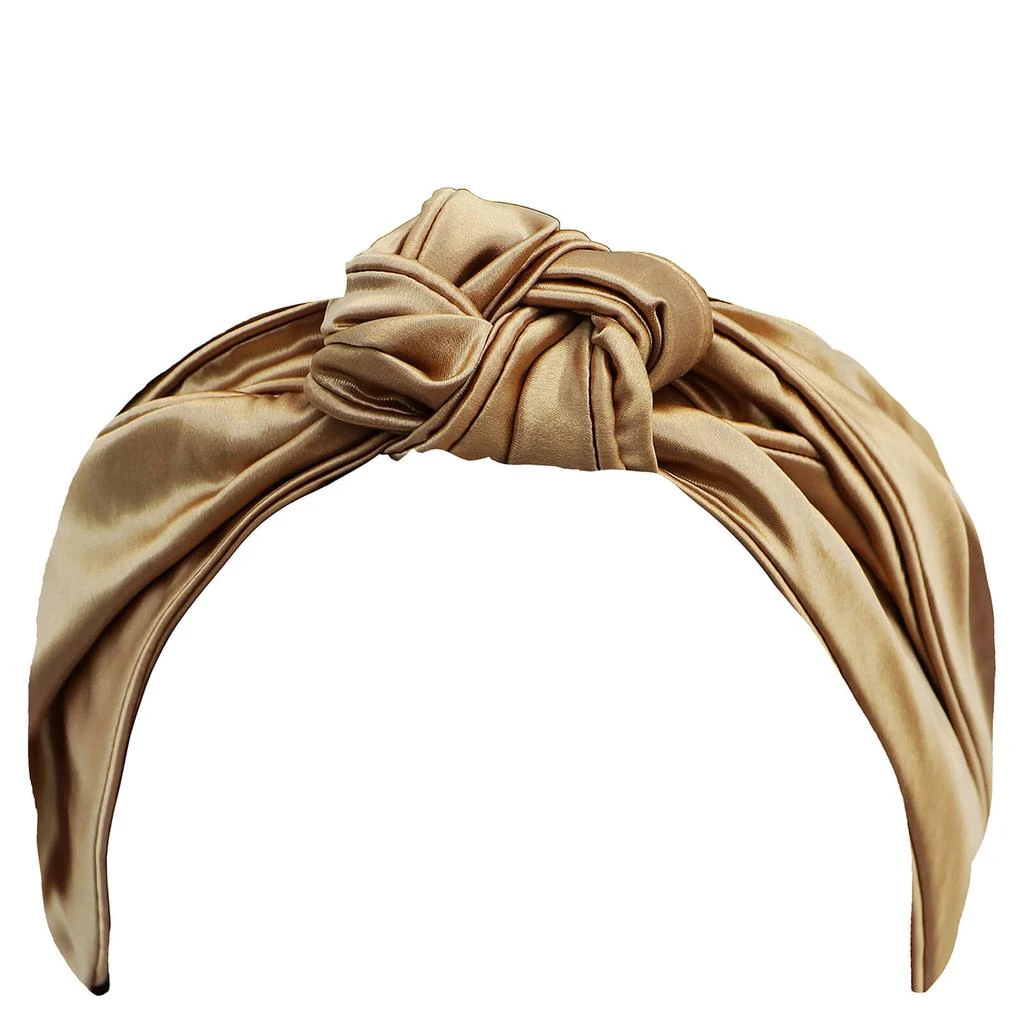 商品Slip|Slip Silk Knot Headband - Gold,价格¥561,第1张图片