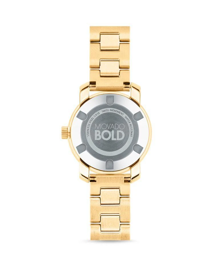 商品Movado BOLD|Yellow Gold Ion-Plated Stainless Steel Watch with Diamonds, 25mm,价格¥6710,第3张图片详细描述