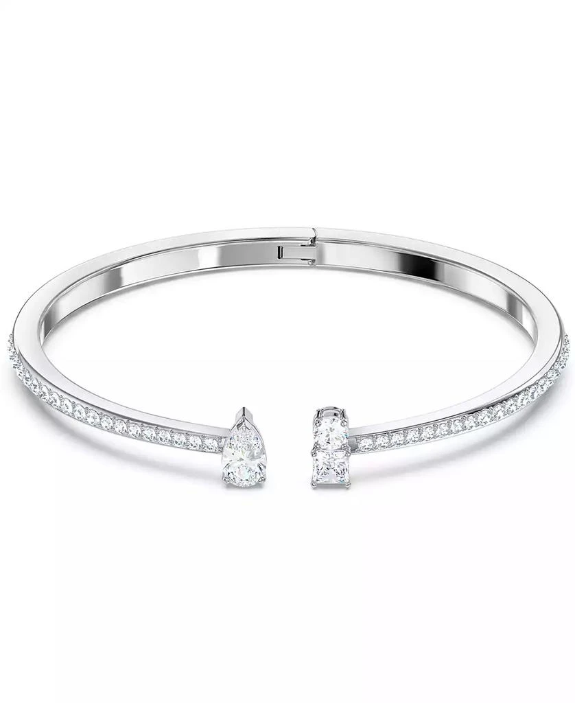 商品Swarovski|Silver-Tone Crystal Cuff Bracelet,价格¥1138,第1张图片